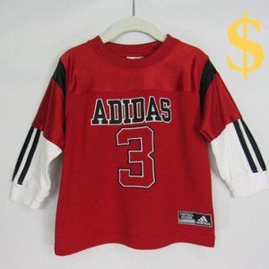 Adidas Football Division LS Jersey #3 Size 2T EUC